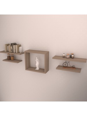 Rafkestir Volga Duvar Raf Seti Cordoba