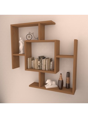 Rafkestir Paris Duvar Raf Seti Bambu