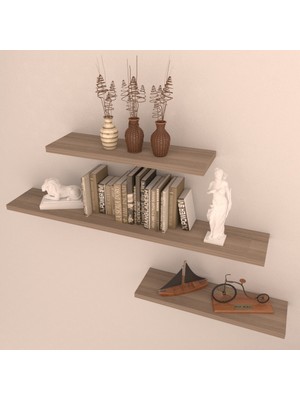 Rafkestir 3'lü Gizli Bağlantılı Raf Set  80 x 40 x 40  Cordoba
