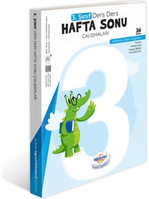 Öğretmen Evde Yayınları - 3. Sınıf Ders Ders Hafta Sonu Çalışmaları