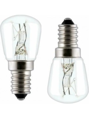Parmis Siemens Uyumlu Ankastre Davlumbaz Buzdolabı Fırın 15 Watt Mini Halojen Ampül 2 Adet