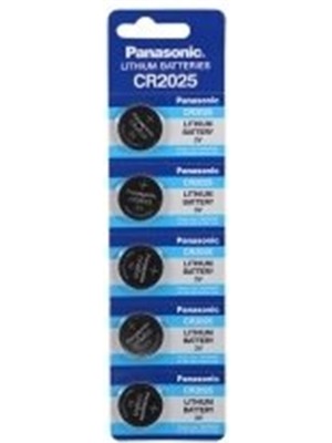 Panasonic CR2025 3V Lityum Para Düğme Pil 5'li Blister Ambalaj