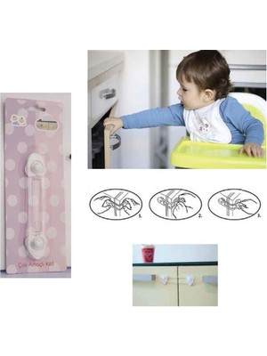 Eym Bebek Çocuk Için Çok Amaçlı Dolap Çekmece Güvenlik Kilidi
