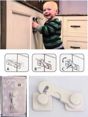 Eym Bebek Çocuk Için Dolap Kapak Güvenlik Kilidi