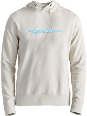 Muggkuppa Sword Art Online Baskılı Ekru Çocuk Sweatshirt