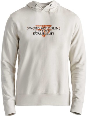 Muggkuppa Sword Art Online Resimli Baskılı Ekru Sweatshirt