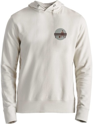 Muggkuppa Forrest Gump Tasarımlı Baskılı Ekru Sweatshirt