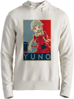 Muggkuppa Mirai Nikki Baskılı Ekru Sweatshirt