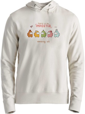 Muggkuppa Among Us Baskılı Ekru Sweatshirt