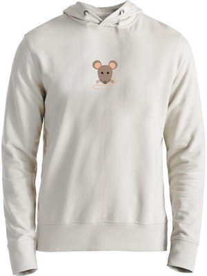 Muggkuppa Animal Fare Tasarımlı Baskılı Ekru Sweatshirt