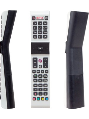 Profilo Kl Profilo RCA49130 Netflıx Tuşlu Beyaz Lcd-Led Tv Kumanda Yazısız * Jvc * Vestel * Sanyo