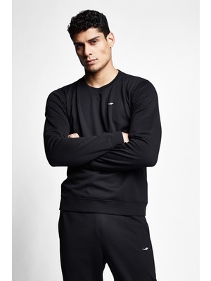 Lescon Siyah Erkek Sweatshirt 21S-1242-21N