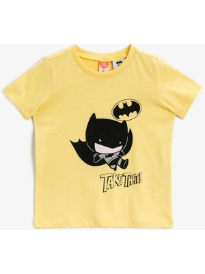 Koton Erkek Bebek Batman Tişört Lisanslı Pamuklu