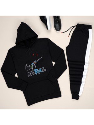 Trendypassion Siyah Justrck Eşofman Takımı