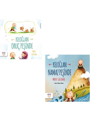 Cezve Çocuk Keloğlan Serisi 2 Kitap- Keloğlan Oruç Peşinde / Keloğlan Namaz Peşinde 3 - 6 Yaş