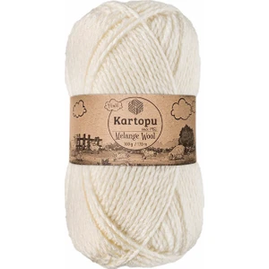 Melange Wool K013 Ekru Yünlü El Örgü İpi 100 gr