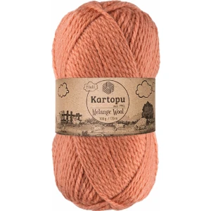Melange Wool K784 Soğan Kabuğu Yünlü El Örgü İpi 100 gr