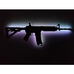 M4 LED Işıklı Ahşap Tablo