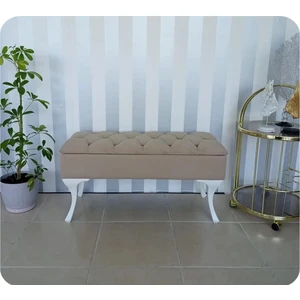 Lüks Yarım Sandıklı Modern Puf Bench Ayakucu Koltuk 120 cm
