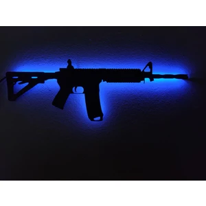 M4 LED Işıklı Ahşap Tablo