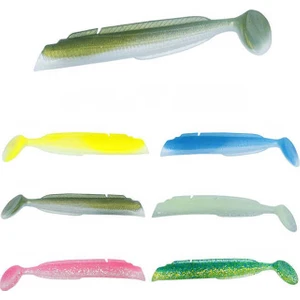 Salt Eel Body 10CM X3 Silikon Yem Gövde