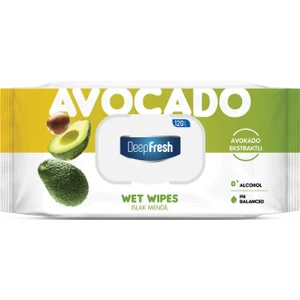 Deep Fresh Doğal Özlü Avokado Islak Mendil 120 Yaprak