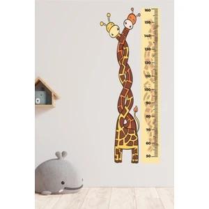 Echo Home Çocuk Odası Zürafa Temalı Boy Ölçüm Cetveli Duvar Sticker