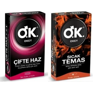 Prezervatif Sıcak Temas 10 Lu + Çifte Haz 10 Lu
