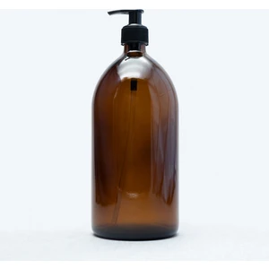 Trichi Design 1000ML Amber Kahverengi Cam Sıvı Sabunluk TRCH-523