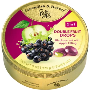 Cavendish & Harvey Siyah Frenk Üzümü ve Elma Aromalı Dolgulu Şeker 175 gr