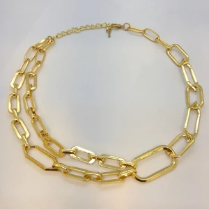 Metal Zincir Kolye - Gold
