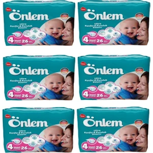 Bebek Bezi 4 Beden Maxi 156 Adet