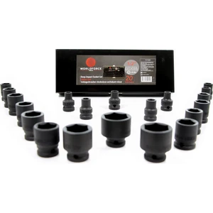 1/2" Darbeli Kısa Lokma Seti Metal Kutulu 8-32MM 20 Parça Set 8,9,10,11,12,13,14,15,16,17,18,19,20,21,22,23,24,27,30,32MM