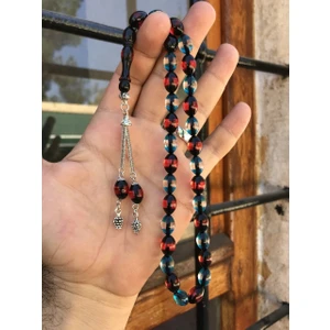 Sultan Telkari Sürmeli Model Renk Cümbüşü Toz Kehribar Tesbih