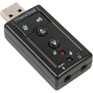 Kebidumei Harici USB Ses Ses Kartı Adaptörü 7.1 USB 2.0 Mic Hopar