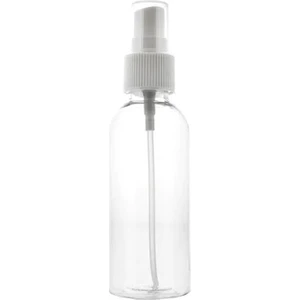 Güvenç Ambalaj 100 Adet - 100 ml Plastik Boş Şeffaf Sprey Şişe