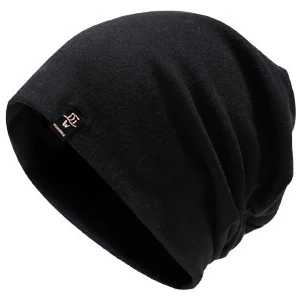Ur Store Erkek Sonbahar ve Kış Mevsimi Pamuk Şapka Bere - Siyah (Yurt Dışından)
