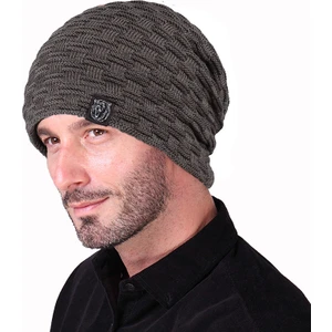 Ur Store Erkek Sonbahar ve Kış Mevsimi Kadife Örgü Şapka Bere - Kahverengi (Yurt Dışından)