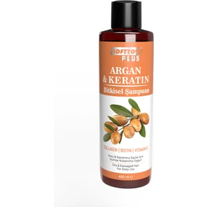 Softto Plus Argan & Keratin Bitkisel Şampuan 400 ml