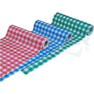 Tek Kullanımlık Masa Örtüsü - 100 x 120 cm - 3 Rulo Kırmızı-Mavi-Yeşil