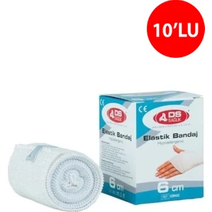 Ds Sağlık Hipoalerjenik Elastik Bandaj 6 cm x 150 cm - 10 Adet