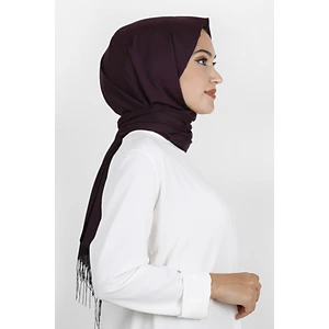Renkli Butik Düz Renk Bayan Tesettür Şal