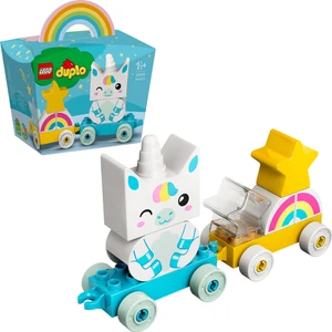 DUPLO® İlk Tek Boynuzlu Atım 10953 - Küçük Çocuklar için Çekmeli Tek Boynuzlu At Oyuncak Yapım Seti (8 Parça)
