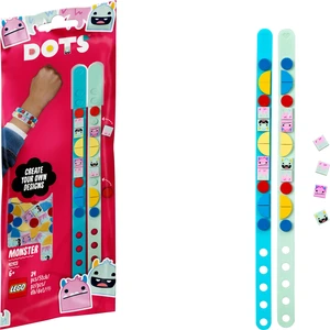 LEGO® DOTS Sevimli Canavar Bileklikleri 41923 - Çocuklar için Yaratıcı Kendin Yap Oyuncak Bileklik Yapım Seti (34 Parça)