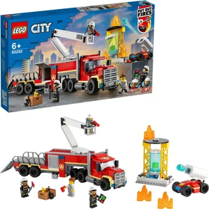 City İtfaiye Komuta Birimi 60282 - Çocuklar için Oyuncak Yapım Seti (380 Parça)
