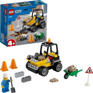 City Yol Çalışması Aracı 60284 - Çocuklar İçin Yaratıcı Oyuncak Yapım Seti (58 Parça)