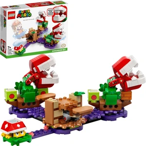 Super Mario# Piranha Plant Şaşırtıcı Engel Ek Macera Seti 71382 - Çocuklar için Koleksiyonluk Oyuncak Yapım Seti (267 Parça)