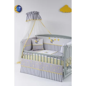 Mini Baby Aqua Cibinlikli Uyku Seti 75X130 Ölçü