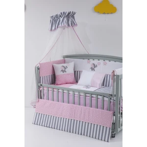 Mini Baby Aqua Cibinlikli Uyku Seti 60X120 Ölçü
