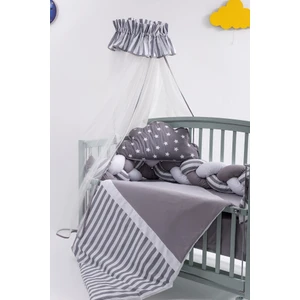 Mini Baby Star Cibinlikli 3'lü Örgülü Uyku Seti 75X130